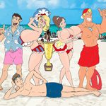 Чирлидерши на пляже