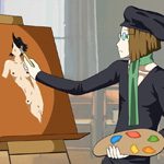 Возбудившийся художник